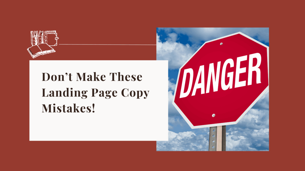 landing page copy mistakes